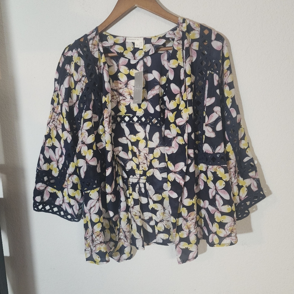 Anthropologie meadow rue wrap XS. Bin2